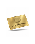 225 LB Bench Steel Verification Card
