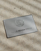 135 LB Bench Steel Verification Card
