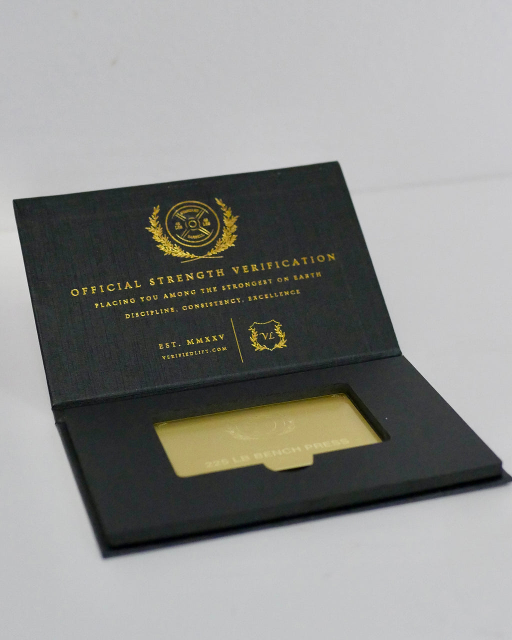 225 LB Bench Steel Verification Card