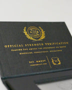 135 LB Bench Steel Verification Card